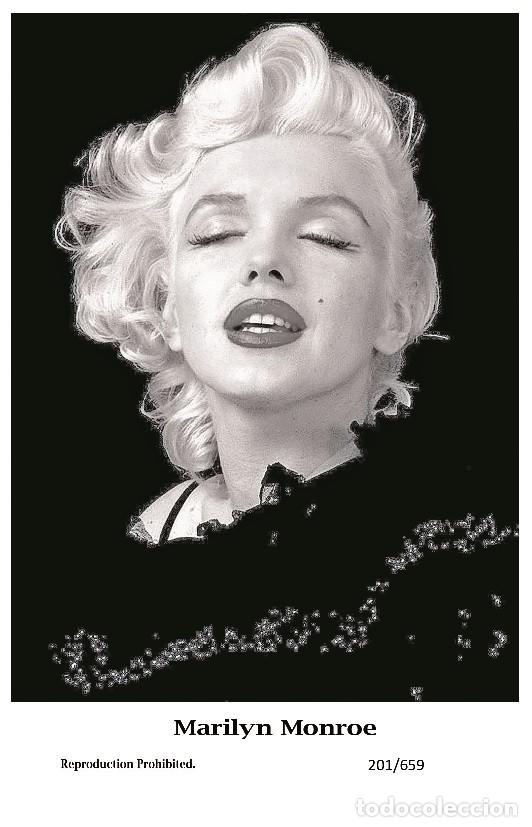 Cine: MARILYN MONROE - Film star Pin Up PHOTO POSTCARD - 201-659 Swiftsure Postcard