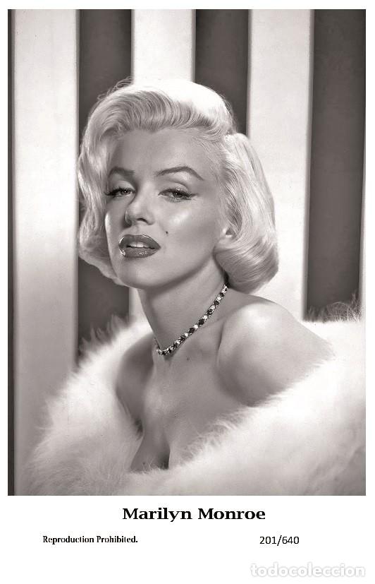 Cine: MARILYN MONROE - Film star Pin Up PHOTO POSTCARD - 201-640 Swiftsure Postcard