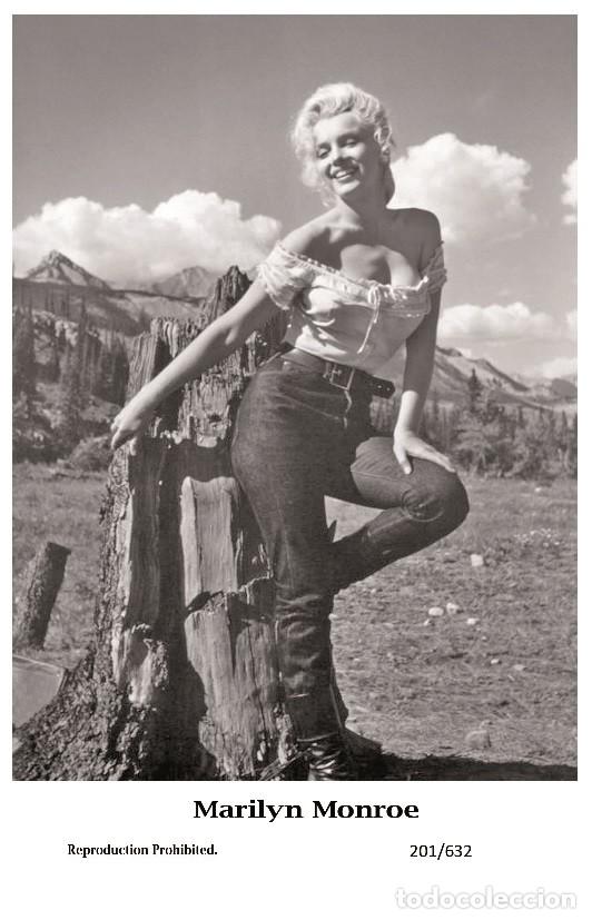 Cine: MARILYN MONROE - Film star Pin Up PHOTO POSTCARD - 201-632 Swiftsure Postcard