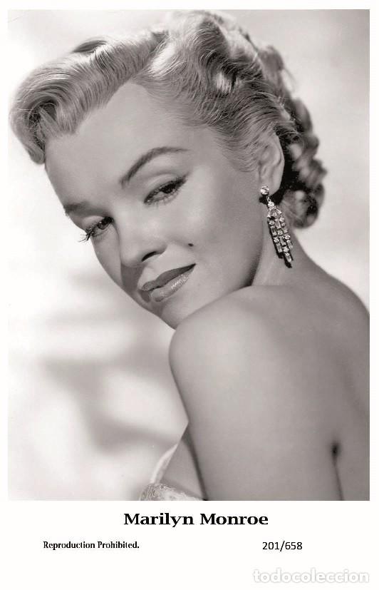 Cine: MARILYN MONROE - Film star Pin Up PHOTO POSTCARD - 201-658 Swiftsure Postcard