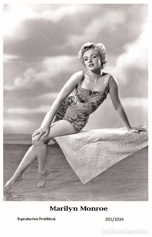 Cine: MARILYN MONROE - Film star Pin Up PHOTO POSTCARD - 201-1034 Swiftsure Postcard