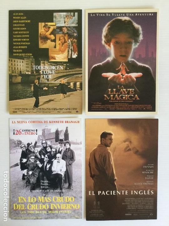 Cinema: Lote 4 postales &ndash; La llave m&aacute;gica &ndash; Lo m&aacute;s crudo del&hellip; - El paciente ingl&eacute;s &ndash; Todos dicen I Love You