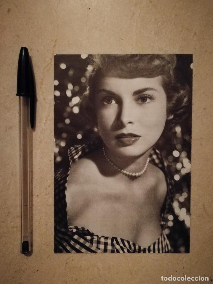 Cine: TARJETA ACARTONADA -10*15- JANET LEIGH - COLE - LABIOS B/N