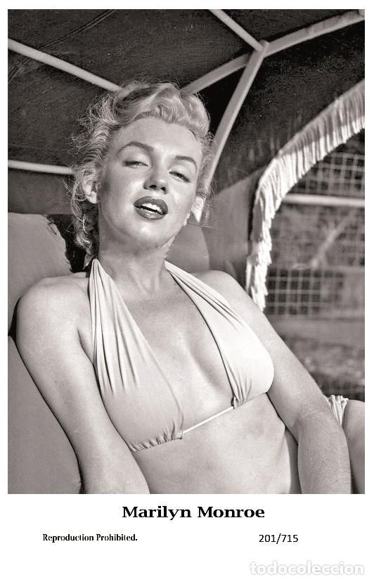 Cine: MARILYN MONROE - Film star Pin Up PHOTO POSTCARD - 201-715 Swiftsure Postcard