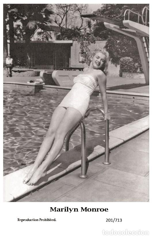 Cine: MARILYN MONROE - Film star Pin Up PHOTO POSTCARD - 201-713 Swiftsure Postcard
