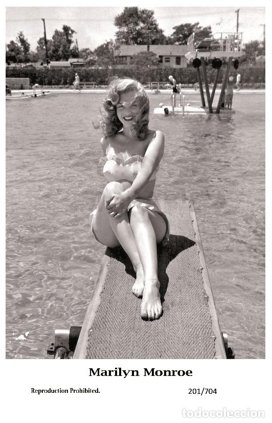 Cine: MARILYN MONROE - Film star Pin Up PHOTO POSTCARD - 201-704 Swiftsure Postcard