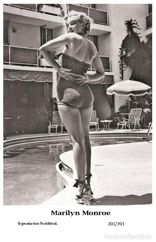 Cine: MARILYN MONROE - Film star Pin Up PHOTO POSTCARD - 201-701 Swiftsure Postcard