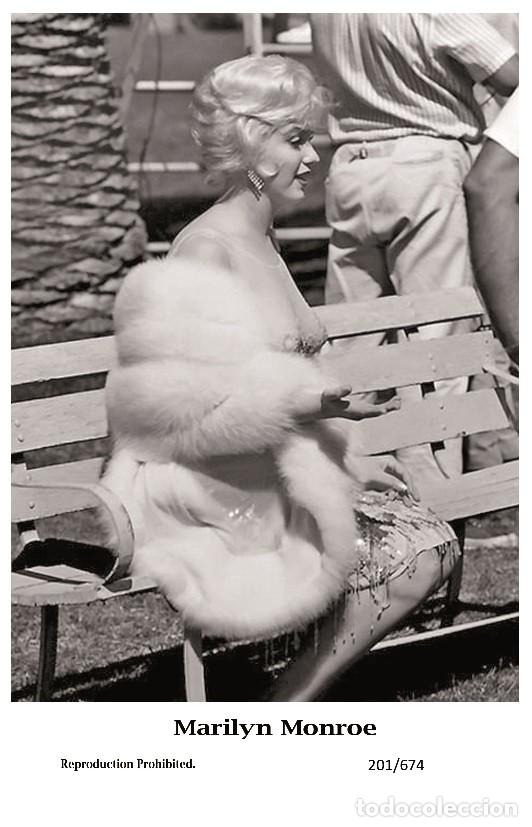 Cine: MARILYN MONROE - Film star Pin Up PHOTO POSTCARD - 201-674 Swiftsure Postcard
