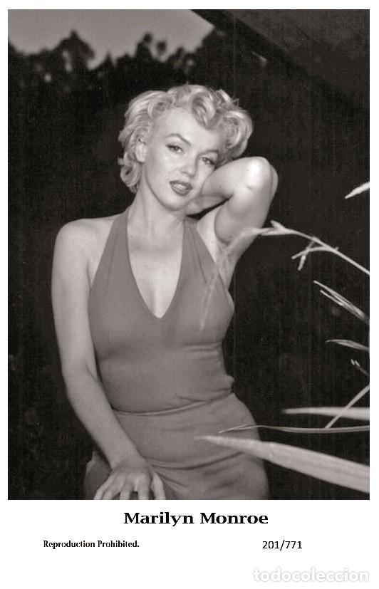 Cine: MARILYN MONROE - Film star Pin Up PHOTO POSTCARD - 201-771 Swiftsure Postcard
