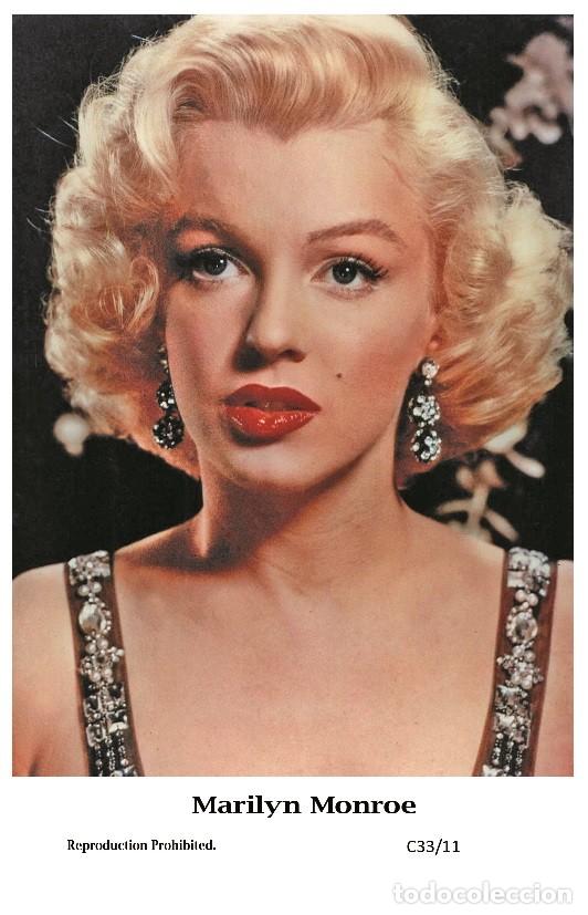 Cine: MARILYN MONROE - Film star Pin Up PHOTO POSTCARD - C33-11 Swiftsure Postcard