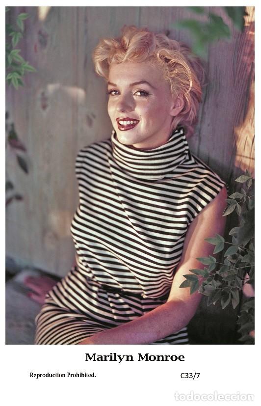 Cine: MARILYN MONROE - Film star Pin Up PHOTO POSTCARD - C33-7 Swiftsure Postcard