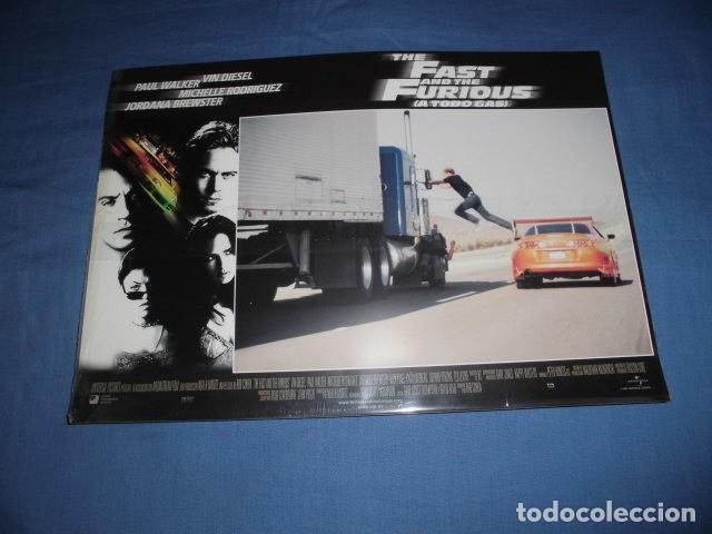 Cine: THE FAST AND THE FURIOUS. A TODO GAS.. JUEGO COMPLETO DE FOTOCROMOS ORIGINALES. PRECINTADO.NUEVO.