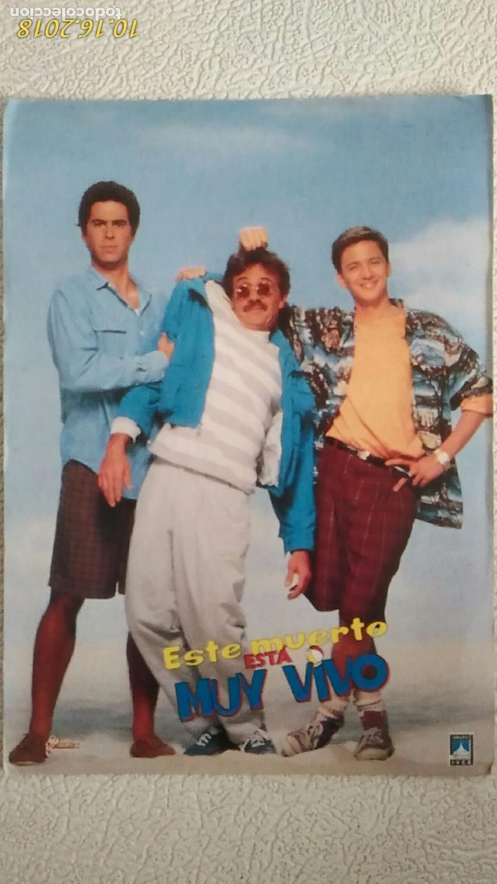 Kino: POSTAL PELICULA: Este muerto esta muy vivo. Sorteo de concurso. Estreno 1990. Ivex films, Barcelona.