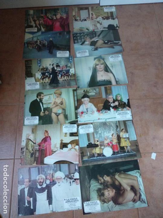 Cine: LOTE 12 FOTOCROMOS LA VIUDA ANDALUZA - BARBARA REY - JUEGO COMPLETO