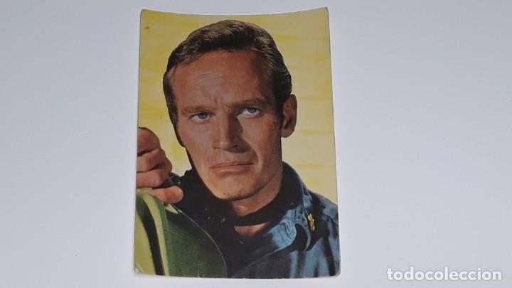 Cine: ANTIGUA POSTAL TARJEFHER N&ordm; 5001 DEL ACTOR CHARLTON HESTON - ED. FHER - A&Ntilde;OS 60