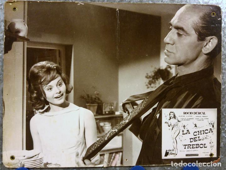 Cine: LA CHICA DEL TREBOL. ROCIO DURCAL. 1 FOTOCROMO DE CARTON