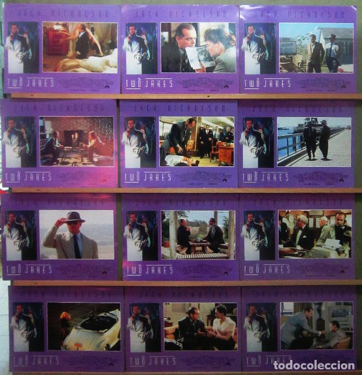 Cinema: ZA67 THE TWO JAKES JACK NICHOLSON SET COMPLETO 12 LOBBY CARDS ORIGINAL ESTRENO
