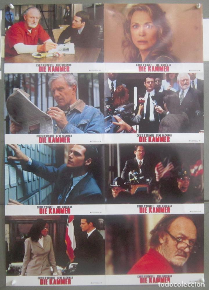 Cinema: ZA70 CAMARA SELLADA CHRIS O'DONELL GENE HACKMAN SET 8 FOTOCROMOS ORIGINAL ALEMAN