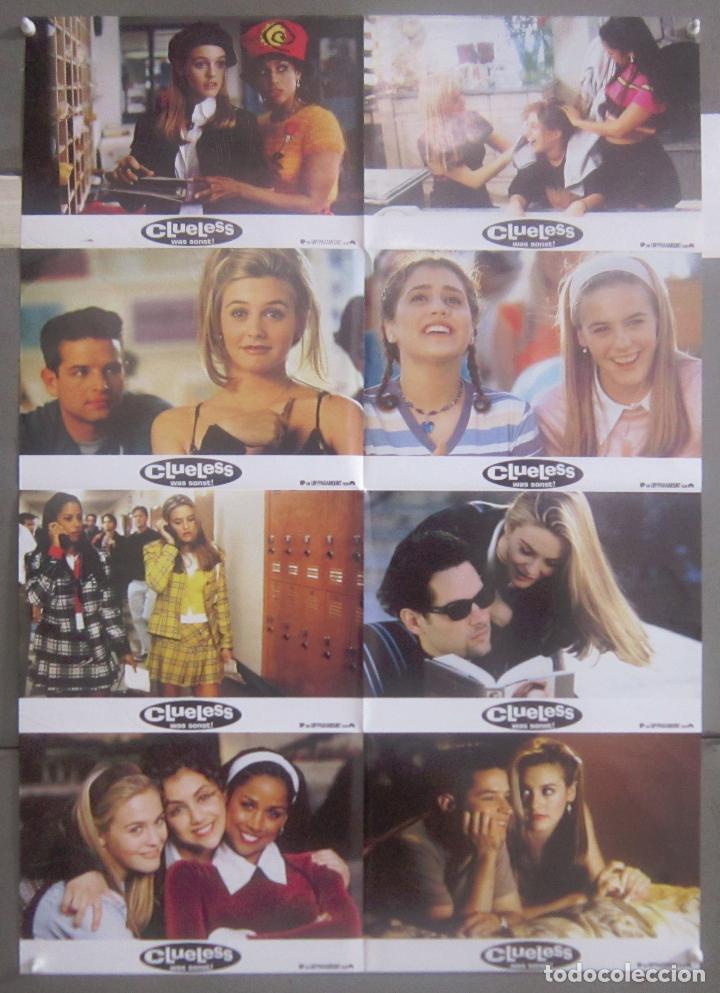 Cinema: ZA69 CLUELESS FUERA DE ONDA ALICIA SILVERSTONE SET 8 FOTOCROMOS ORIGINAL ALEMAN