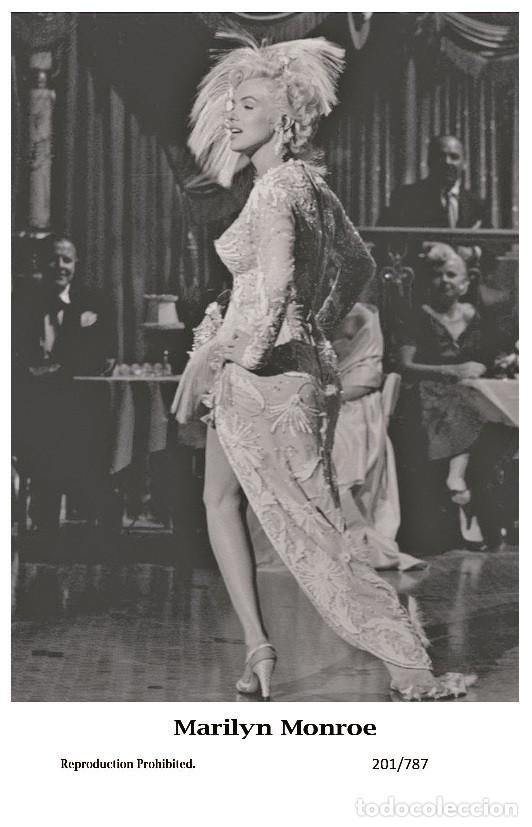 Cine: MARILYN MONROE - Film star Pin Up PHOTO postcard - 201-787 Publisher Swiftsure Postcards 2000
