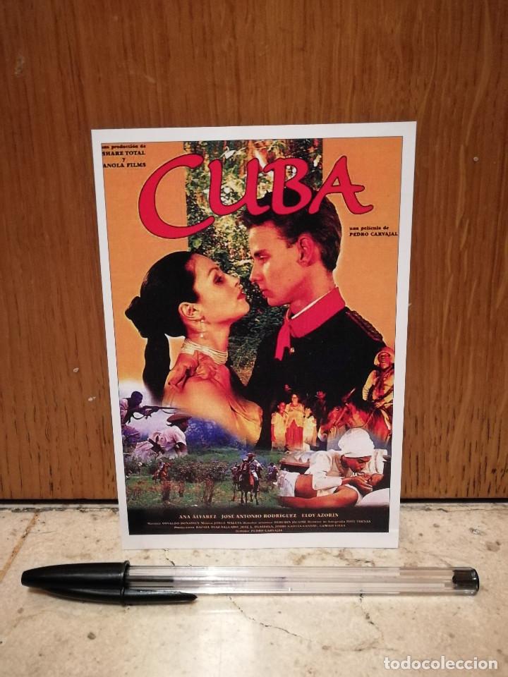 Cine: FICHA COLECCIONABLE -10*15- CUBA - HISTORICA - ANA ALVAREZ - PEDRO CARVAJAL