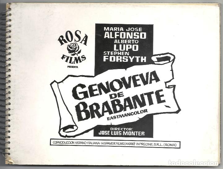 Cine: F28728 GENOVEVA DE BRABANTE MARIA JOSE ALFONSO GUIA LIBRITO 14 FOTOS B/N ORIGINALES ESPA&Ntilde;OLAS