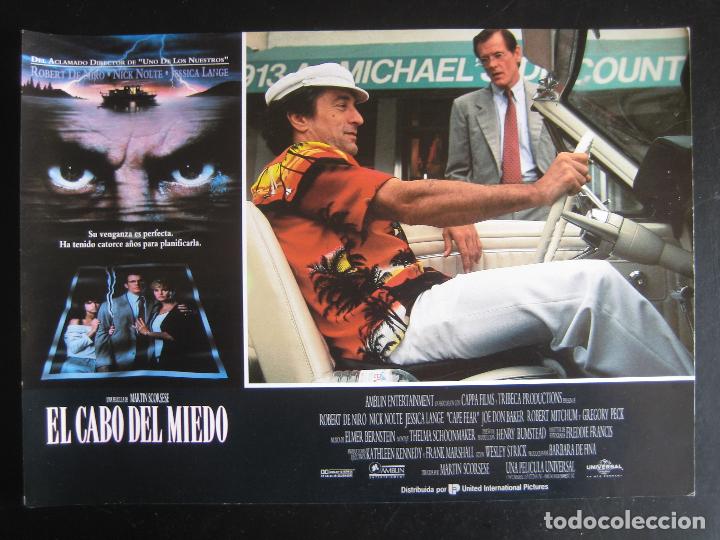 Cine: El cabo del miedo Cape Fear 1991 Fotocromo original Robert De Niro Nick Nolte