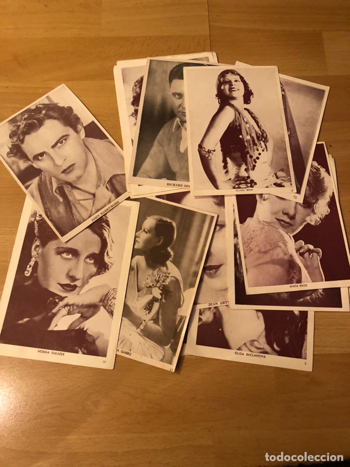 Cine: Lote de 20 postales artistas cine.greta garbo pola negri clara bow Jean arthur anita page