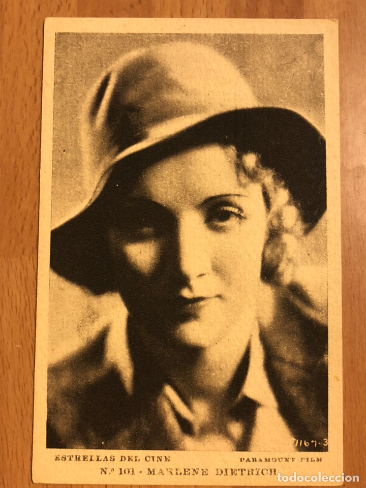 Cine: Antigua postal estrellas del cine 101 Marlene Dietrich