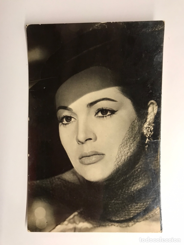 Cine: SARA MONTIEL. Postal. Actriz espa&ntilde;ola (h.1950?)