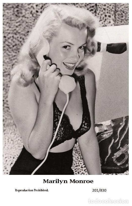 Cine: MARILYN MONROE - Film star Pin Up PHOTO POSTCARD - 201-830 Swiftsure Postcard