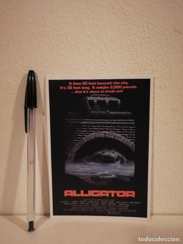 Cine: FICHA COLECCIONABLE -10*15- LA BESTIA BAJO EL ASFALTO - TERROR COCODRILO - CAIMAN