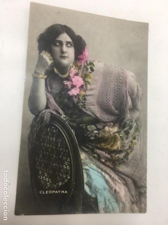 Cine: Antigua postal Artista Cleopatra original de los a&ntilde;os 20