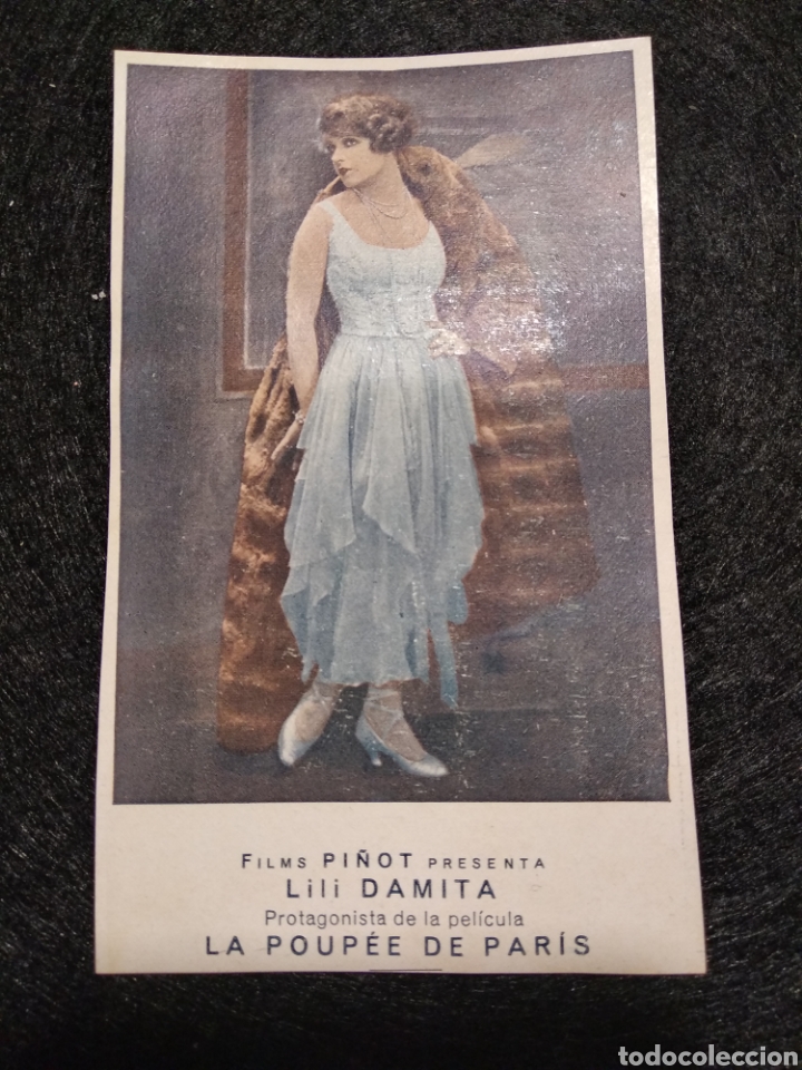 Cine: PROGRAMA TARJETA POSTAL LILI DAMITA - LA POUPEE DE PARIS - 1926