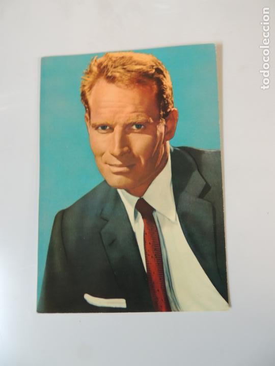 Cine: charlton heston - postal en color