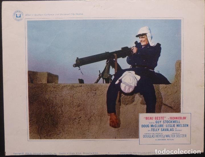Cinema: Beau Geste, Tarjeta original Lobby Card  Universal Pictures, 1966