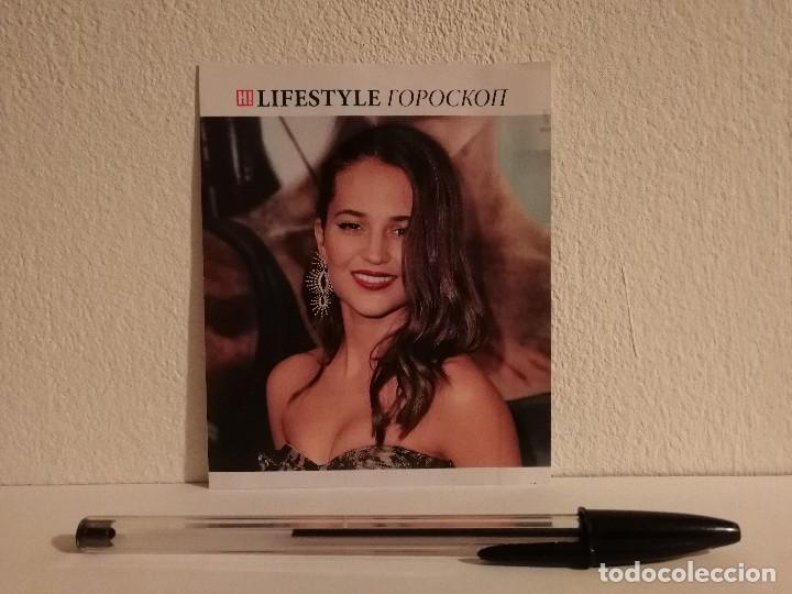 Cin&eacute;ma: TARJETA ACARTONADA - Alicia Vikander