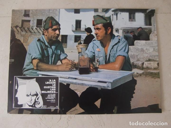 Cine: A LA LEGION LE GUSTAN LAS MUJERES / Rafael Gil / Mirta Miller / JUEGO ORIGINAL 7 FOTOCROMOS ESTRENO
