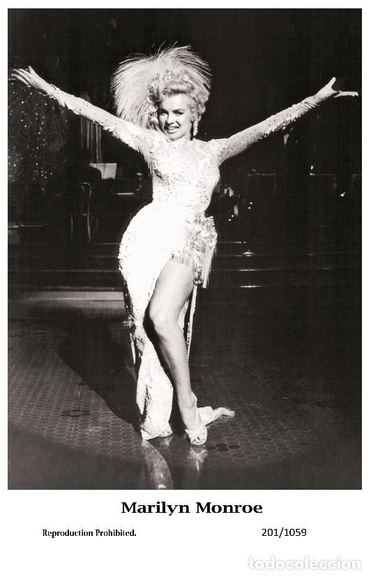 Cine: MARILYN MONROE - Film star Pin Up PHOTO POSTCARD- Publisher Swiftsure 2000 (201/1059)