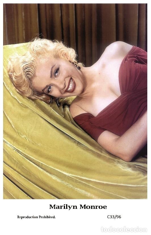 Cine: MARILYN MONROE - Film star Pin Up PHOTO POSTCARD- Publisher Swiftsure 2000 (C33/96)