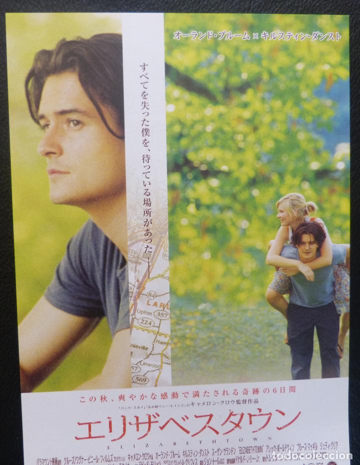 Cinema: CARTEL CHIRASHI ORIGINAL JAPONES B5 DE ELIZABETHTOWN, 2005, (10X7-1 / 2 pulgadas)