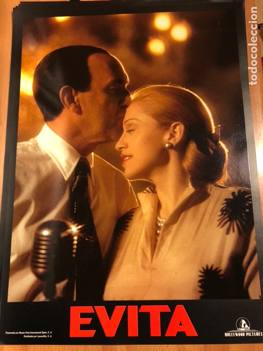 Cine: Cartel original de la pel&iacute;cula evita Madonna Antonio banderas 33,5 x 24,5 cm