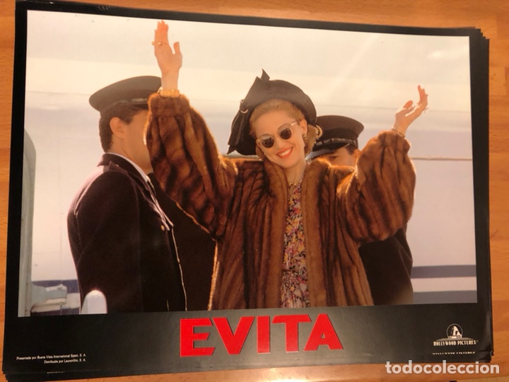 Cine: Cartel original de la pel&iacute;cula evita Madonna Antonio banderas 33,5 x 24,5 cm