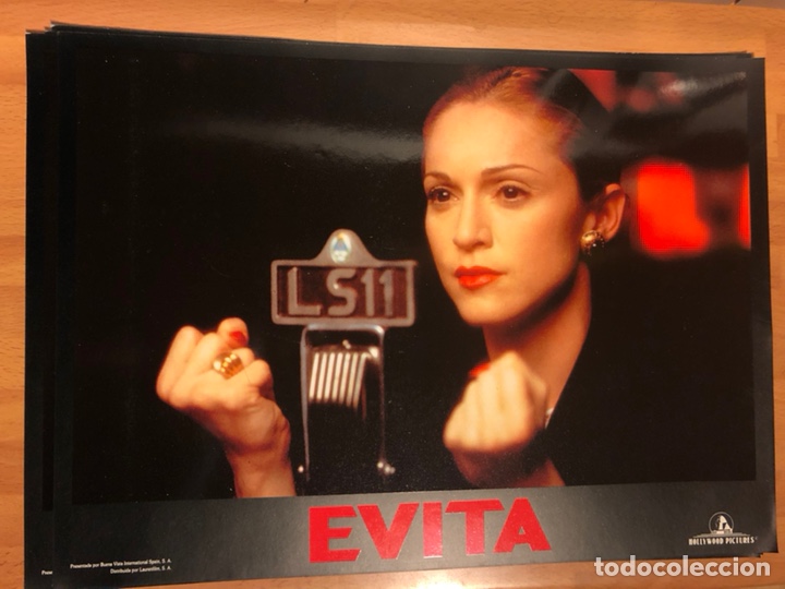 Cine: Cartel original de la pel&iacute;cula evita Madonna Antonio banderas 33,5 x 24,5 cm