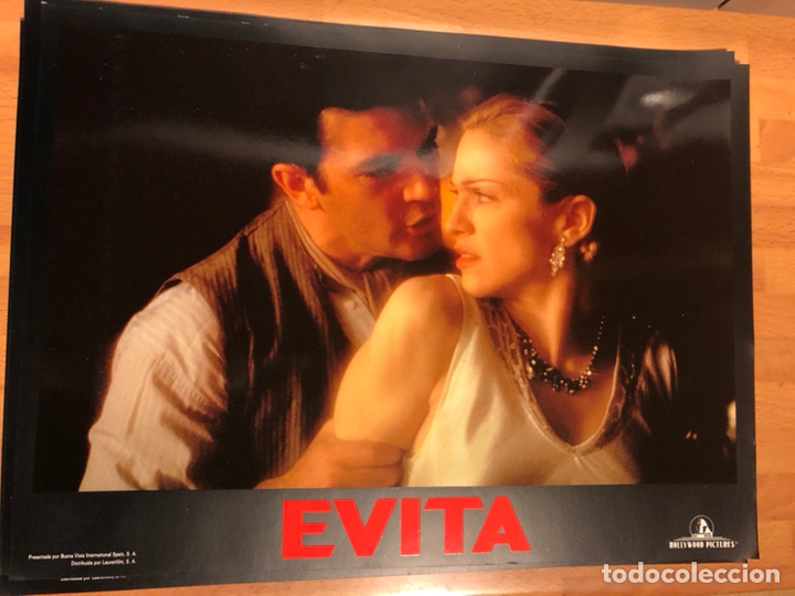 Cine: Cartel original de la pel&iacute;cula evita Madonna Antonio banderas 33,5 x 24,5 cm