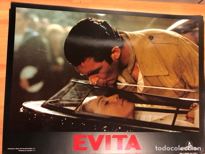 Cine: Cartel original de la pel&iacute;cula evita Madonna Antonio banderas 33,5 x 24,5 cm