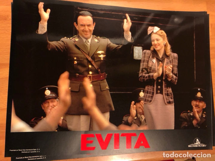 Cine: Cartel original de la pel&iacute;cula evita Madonna Antonio banderas 33,5 x 24,5 cm