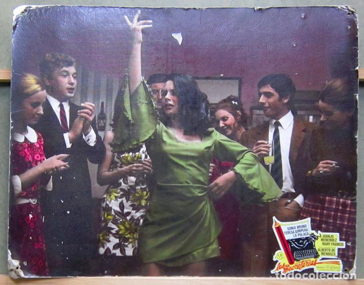 Cinema: ZD25 LAS SECRETARIAS LA POLACA SONIA BRUNO MARY FRANCIS GIMPERA FOTOCROMO CARTON ORIGINAL ESTRENO