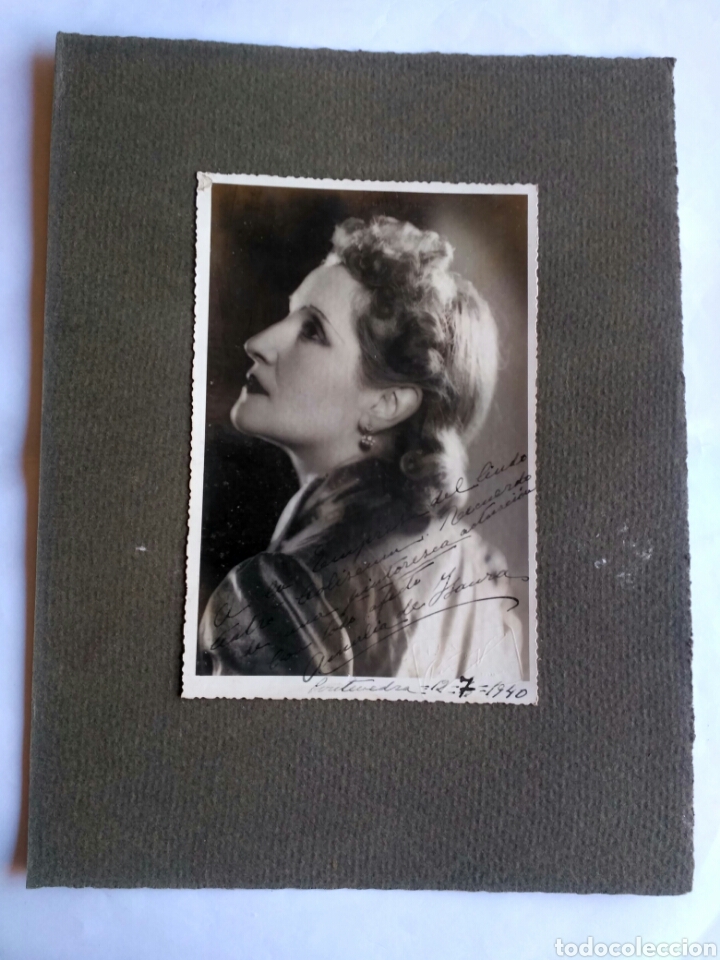 Cine: Fotograf&iacute;a de la actriz Amalia de Isaura, 1940. Teatro y cine.