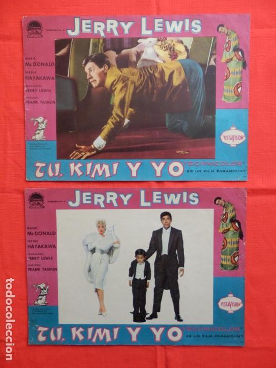 Cine: lote 7 fotocromos variados, jerry lewis (2), tarzan furia salvaje (2), el gran vals (3)